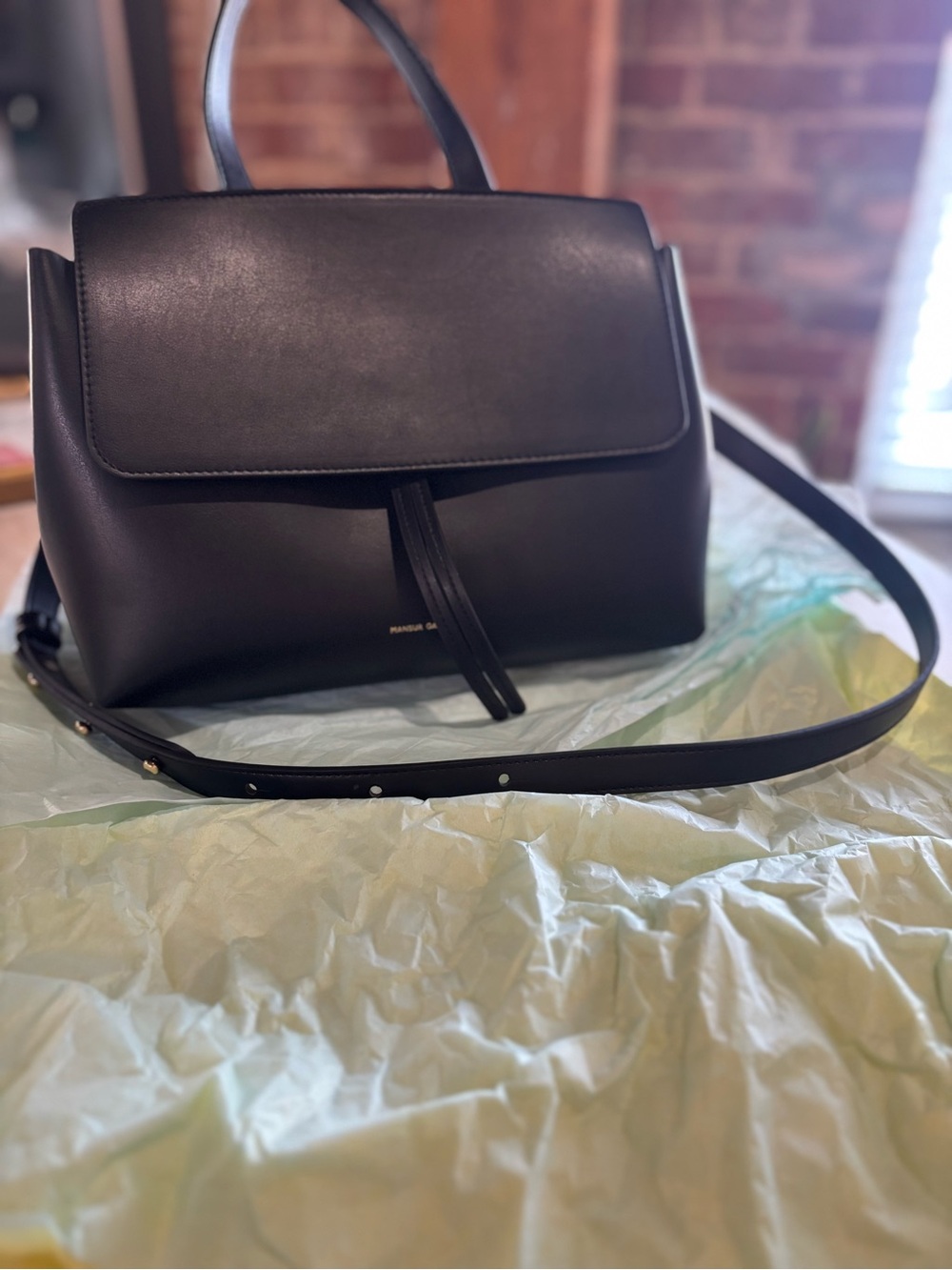 Mansur Gavriel Lady Bag- red interior